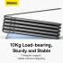 Baseus Slim Laptop Kickstand (2 PCS) Compact, Durable, Heat Dissipation, Adjustable Viewing Angle - Black